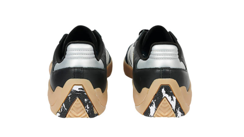 Palace x adidas Samba PUIG Black Silver Metallic Back