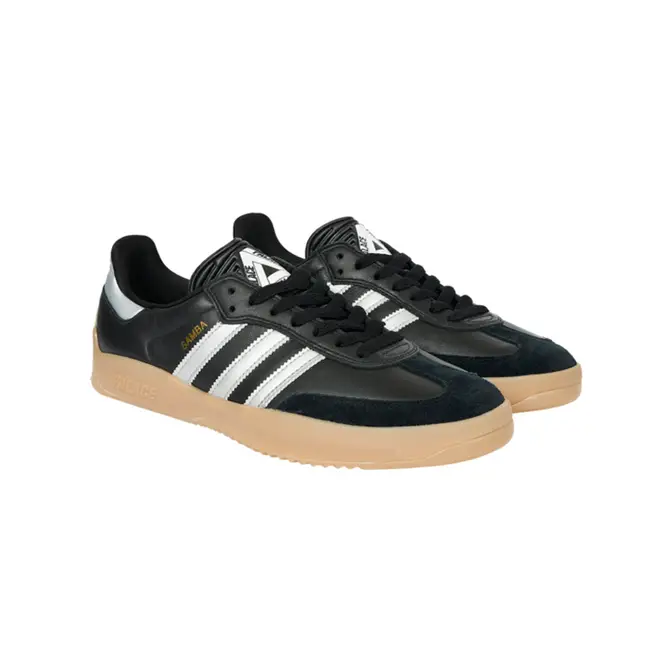 Palace x adidas Samba PUIG Black Silver Metallic Where To Buy