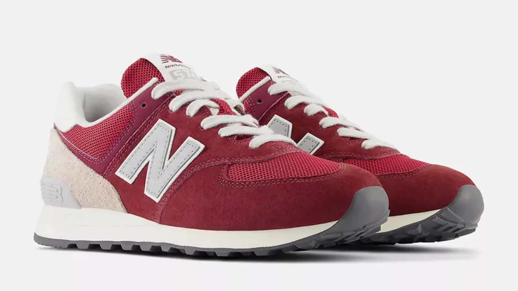 New Balance 574 Lunar New Year Crimson Grey