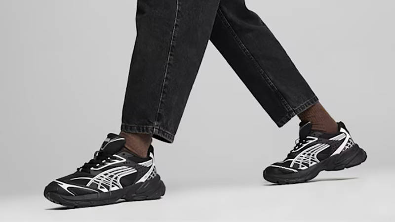 Skepta x PUMA Velophasis Black 395908-02on feet