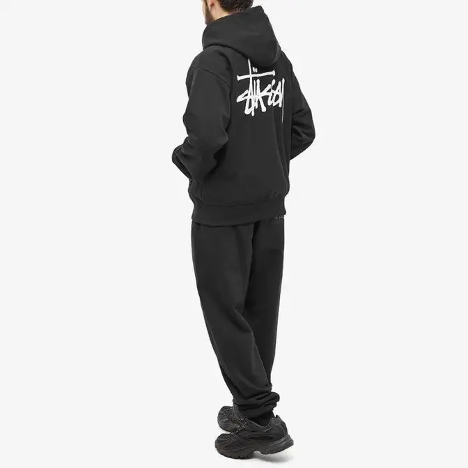 Stussy Basic Hoodie Black - black