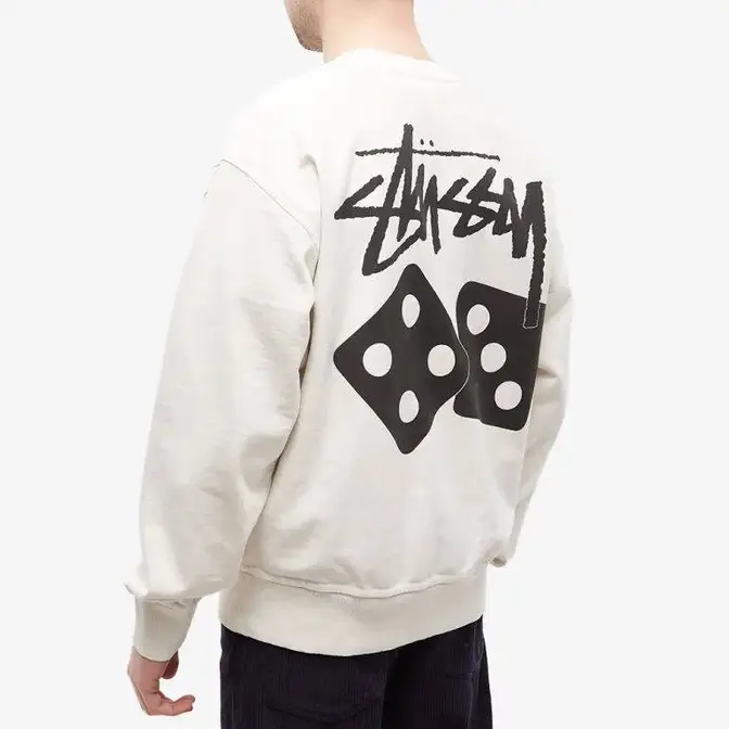 Stüssy Dice Pigment Dyed Crew Sweat | Where To Buy | 1914883-natl 