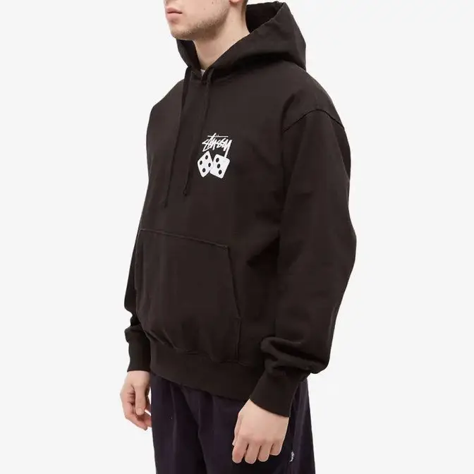 Stüssy Dice Pigment Dyed Hoodie | Where To Buy | 1924883-blac | The ...