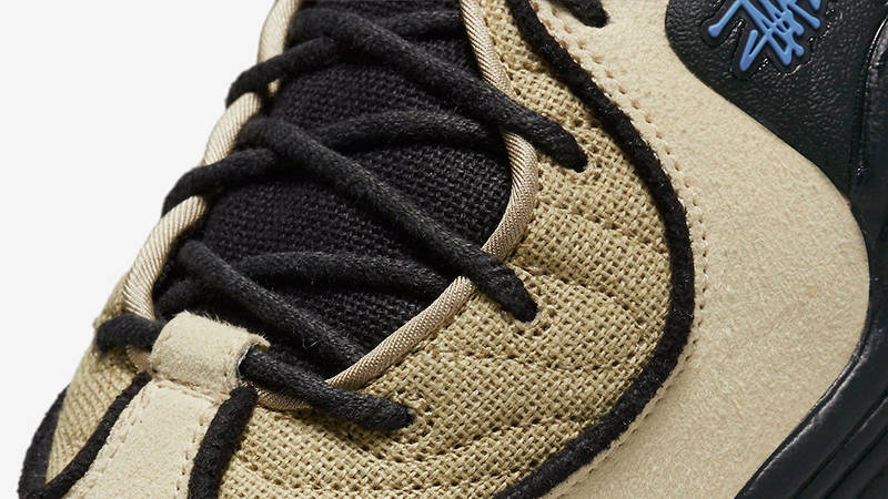 Stussy x Nike Air Penny 2 Rattan Limestone DX6934-200 Detail