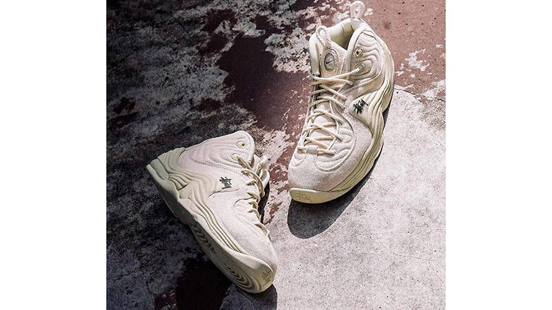 Stussy x Nike Air Penny 2 Fossil Front