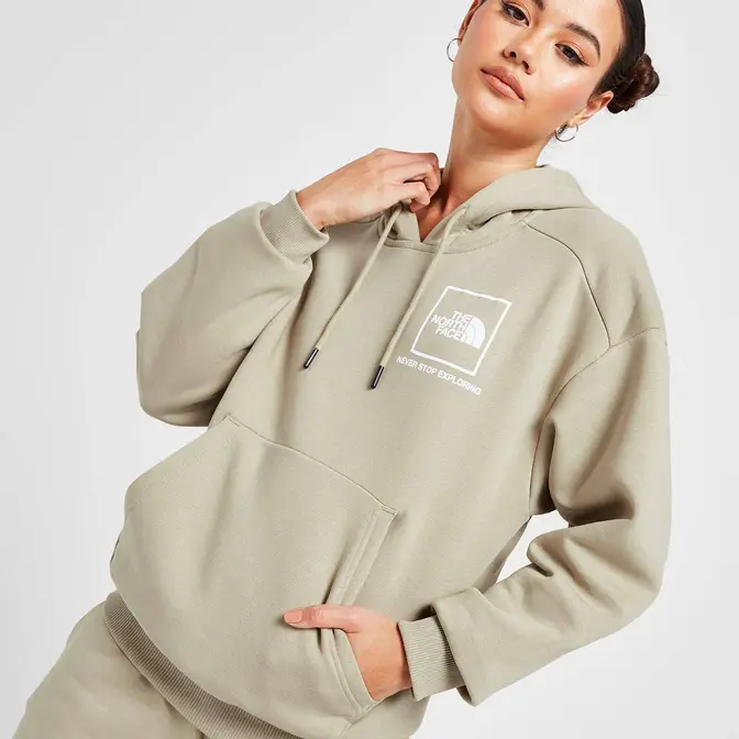 North face box logo clearance hoodie