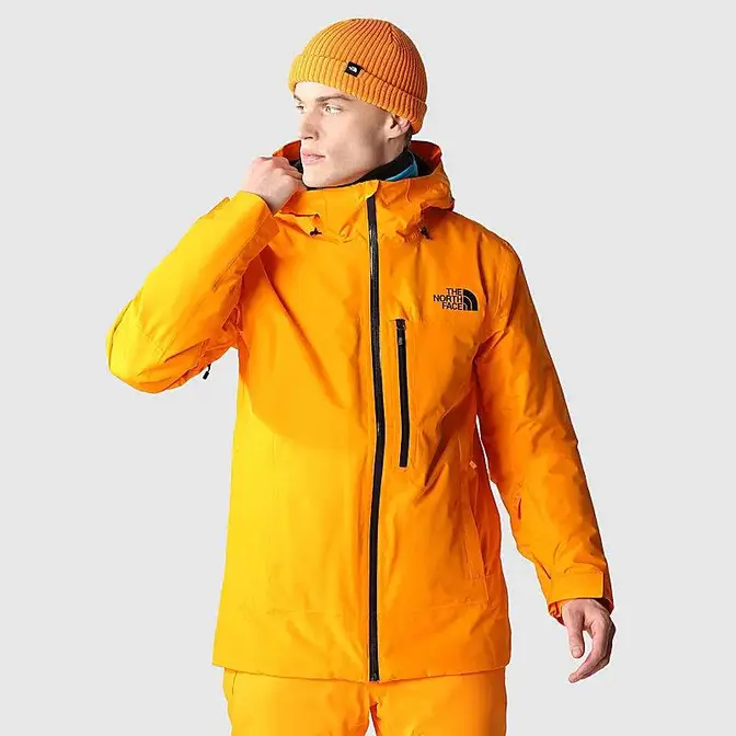 North face 2024 orange ski jacket