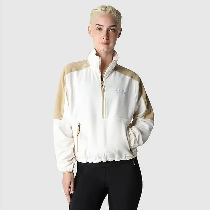 North face beige on sale fleece