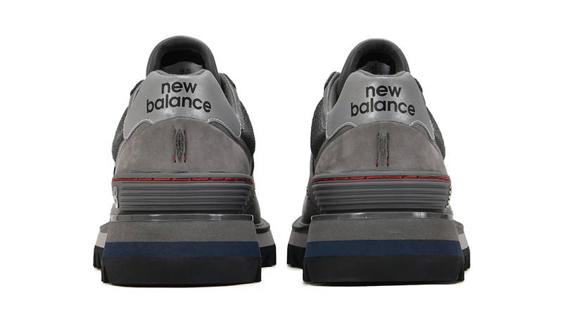 Tokyo Design Studio x New Balance 574 Charcoal Back