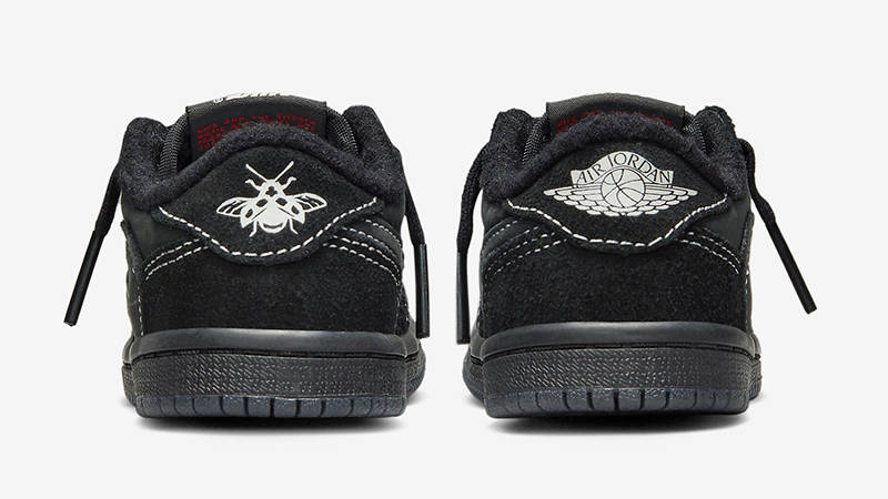 Travis Scott x Air Jordan 1 Low OG Toddler Triple Black | Where To