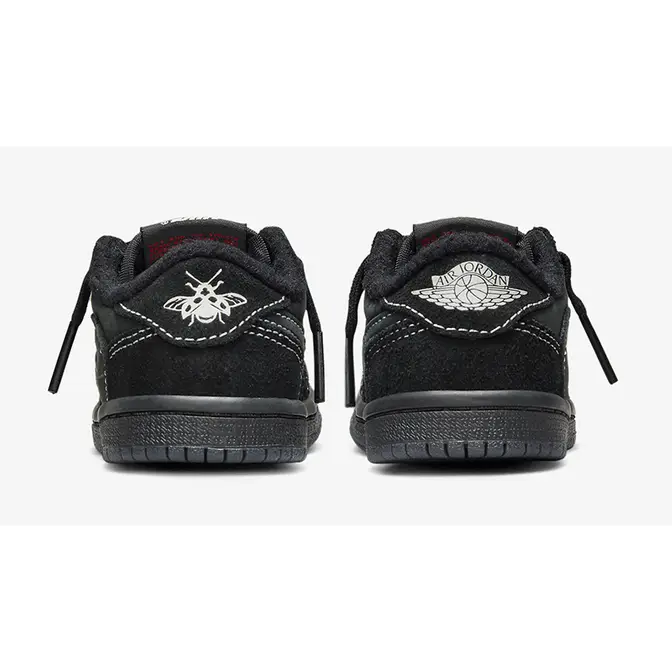 Travis Scott x Air Jordan 1 Low OG Toddler Triple Black | Where To Buy ...