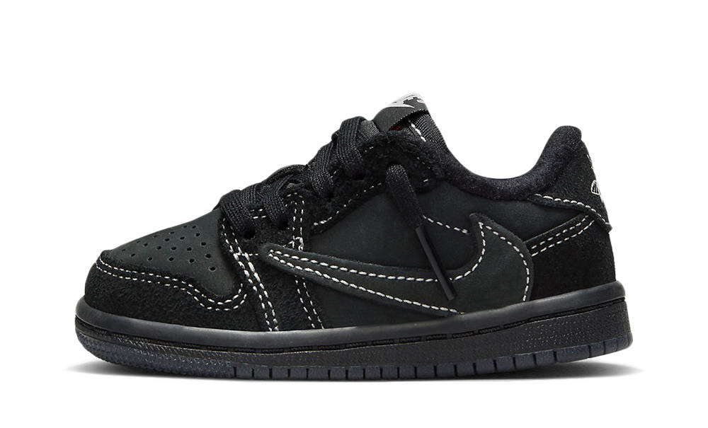 Travis Scott x Air Jordan 1 Low OG Toddler Triple Black | Where To