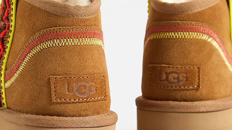 UGG Classic Ultra Mini Braided Platform Boots Chestnut 1138491-CHE Detail