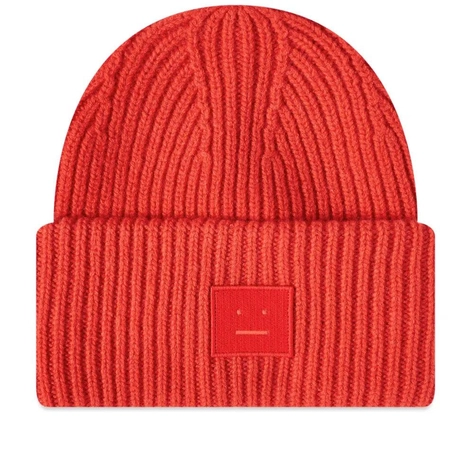 Acne Studios Pansy N Face Beanie Sharp Red Feature