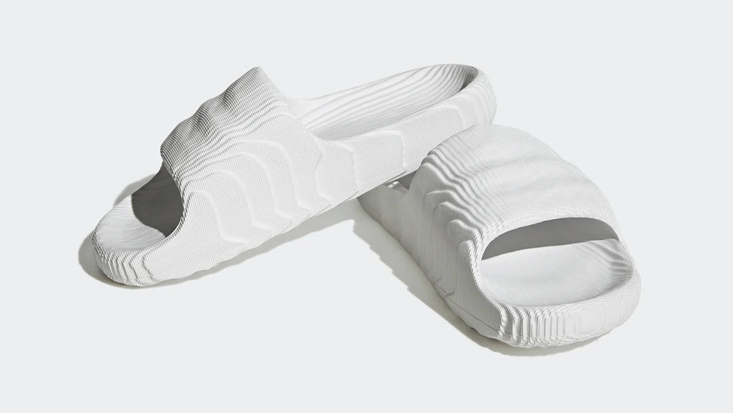 adidas Adilette 22 Slides Crystal White HQ4672 Front