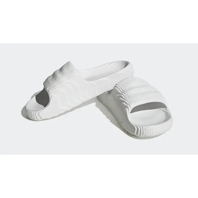 adidas Adilette 22 Slides Crystal White Where To Buy HQ4672 The Sole Supplier