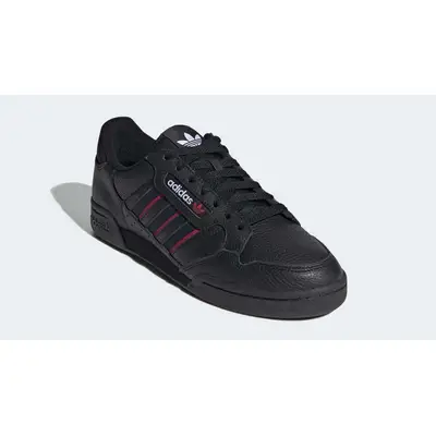 adidas Continental 80 Stripes Black Red Front