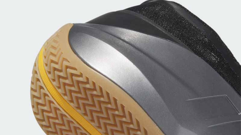 adidas Crazy IIInfinity Black Chrome Back Closeup