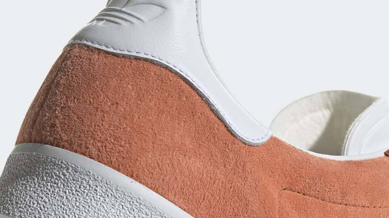 adidas Gazelle 85 Orange Dusk Closeup