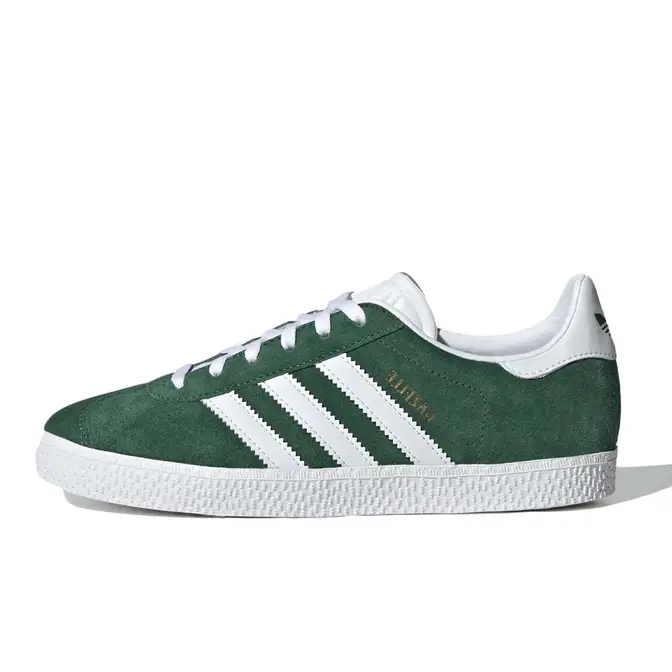 adidas Gazelle Junior Dark Green White | Where To Buy | HP2881 | The ...