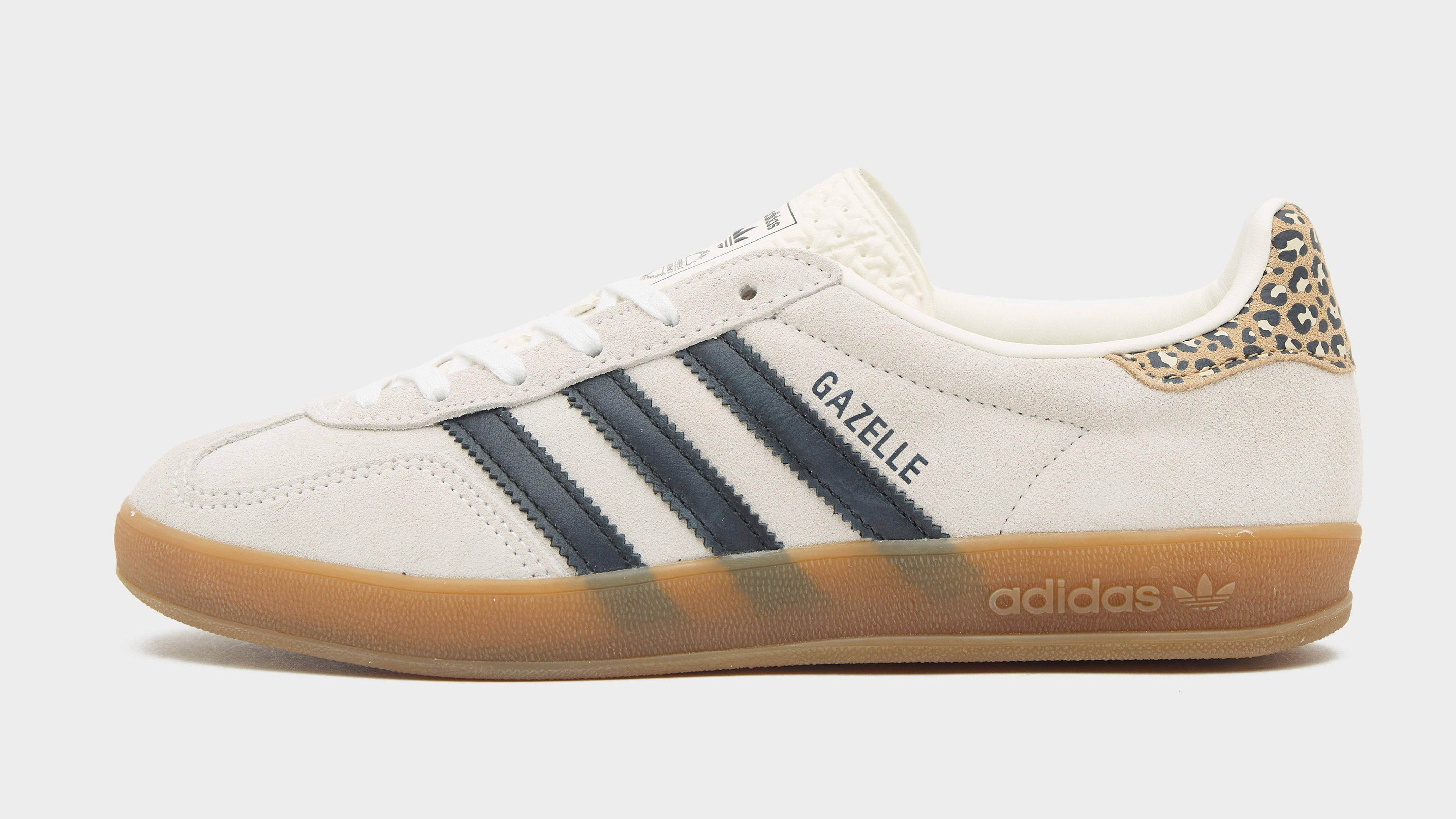 adidas Gazelle Indoor Cloud White Black Leopard