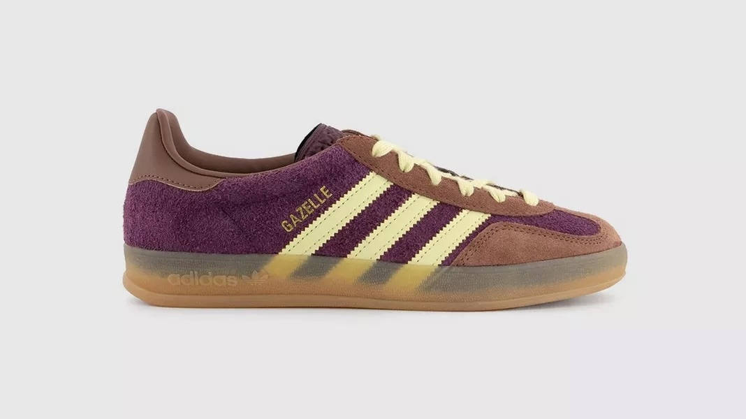 adidas Gazelle Indoor Maroon Almost Yellow