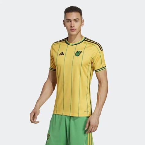 adidas Jamaica 23 Home Jersey Bold Gold Feature