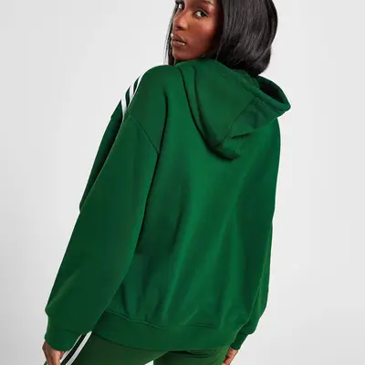 Adidas originals adicolor outlet cropped hoodie in green