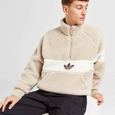 adidas Winter Sherpa Fleece 1/2 Zip Sweatshirt