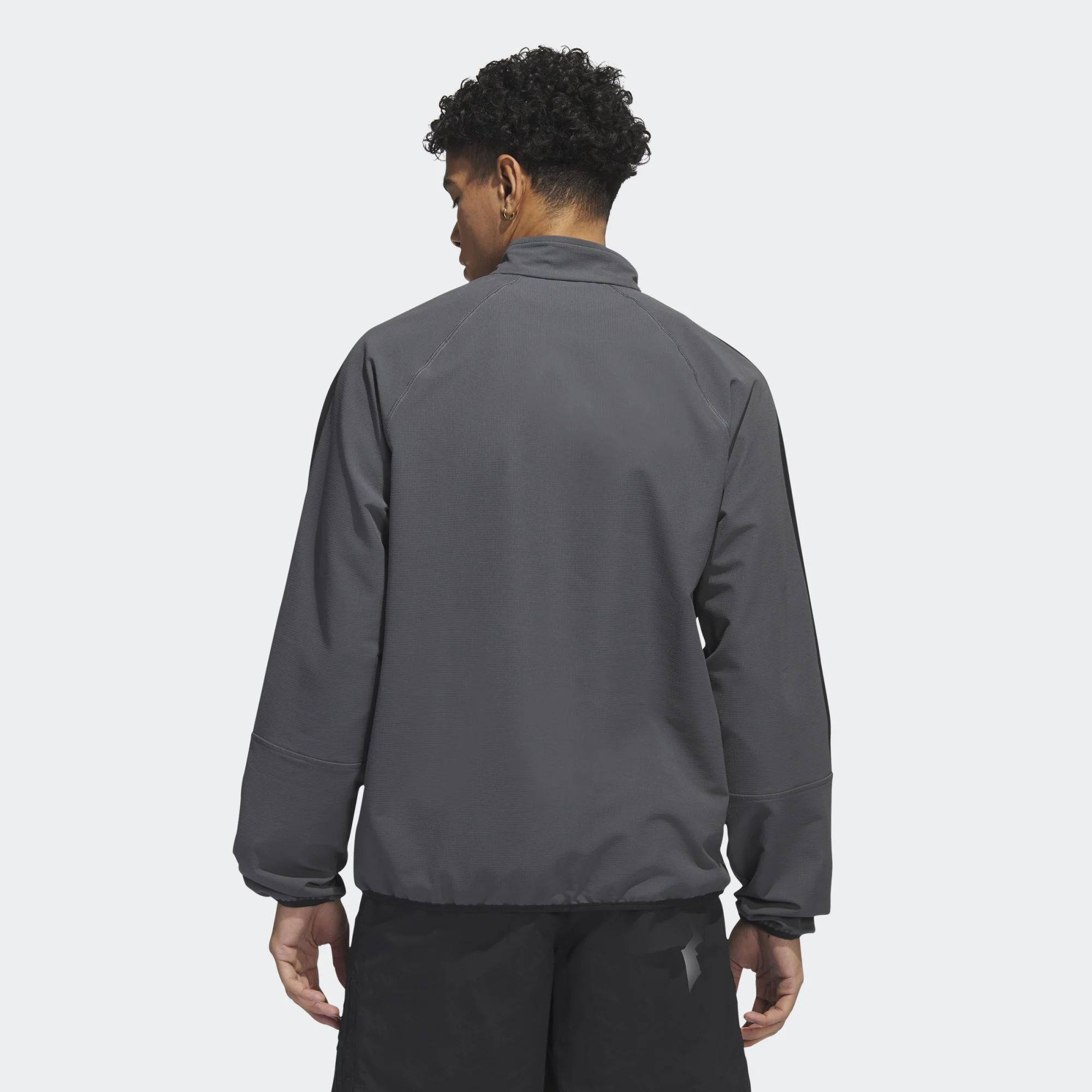 adidas Pop Thermal Long Sleeve Jersey Grey Six Backside