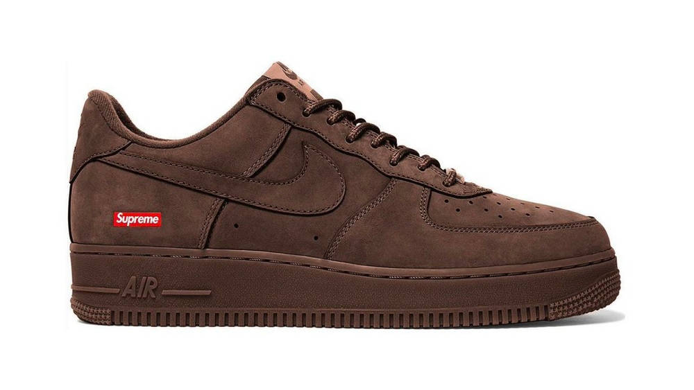 Image via Supreme/Nike A Brand New Supreme x Nike Air Force 1 "Baroque Brown" Colourway is Reportedly on the Way