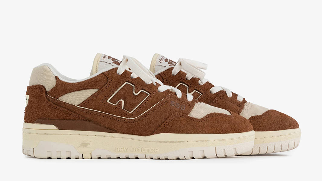 Aimé Leon Dore x New Balance 550 Tan Brown Side 2