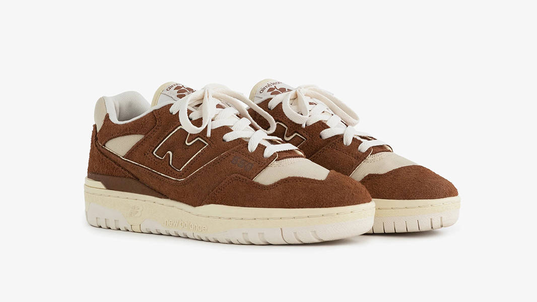 Aimé Leon Dore x New Balance 550 Tan Brown Side