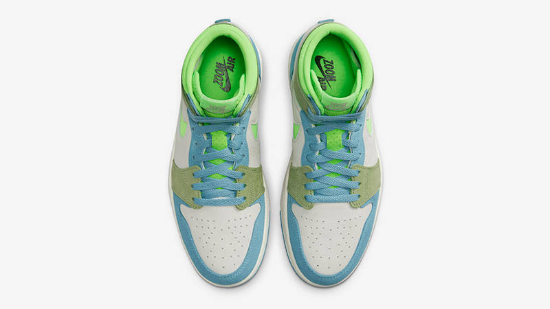 Air Jordan High Zoom CMFT Blue Electric Green Where To Buy