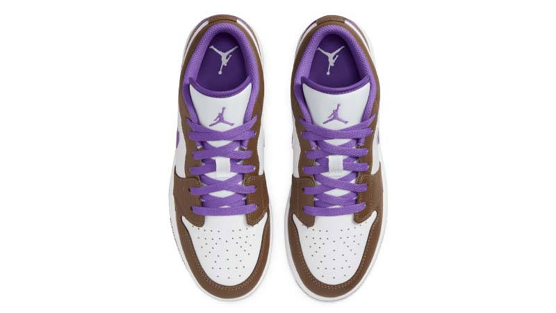 Air Jordan 1 Low GS Purple Mocha Middle