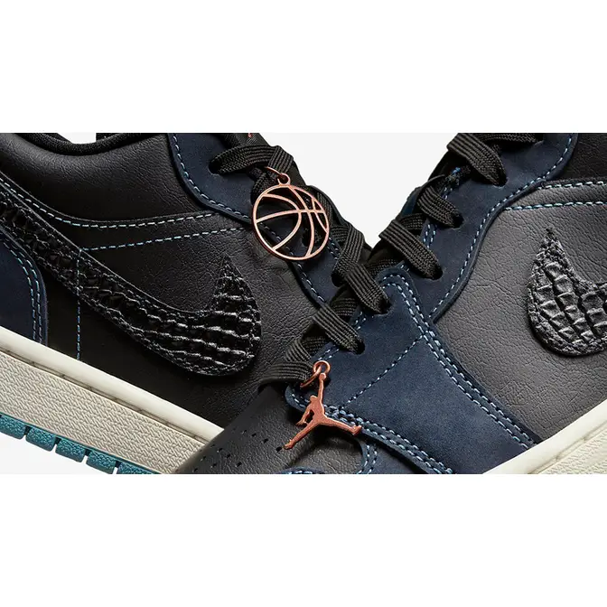 Air Jordan 1 Low Snakeskin Midnight Navy | Where To Buy | FJ5478-010 | The  Sole Supplier