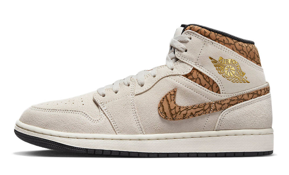 Air Jordan 1 Mid SE Brown Elephant | Where To Buy | DZ4129-102