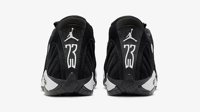 Air Jordan 14 Black White 487471-016 Back