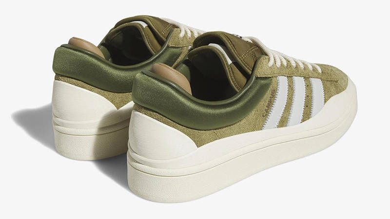 adidas gazelle silver green womens Buy adidas Originals Dark Green / Cloud White / Gum Campus 00S El C  Sneakers main image 1