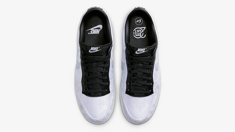 CLOT x fragment x Nike Dunk Low Black White | Where To Buy 