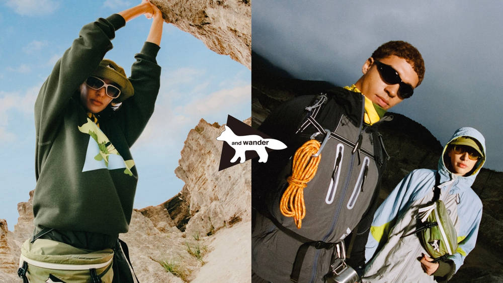 Maison Kitsuné x and wander Collaborate for "Destination: Earth"