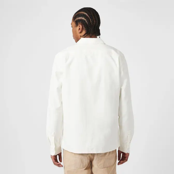 BOSS monogram-print polo shirt White Backside