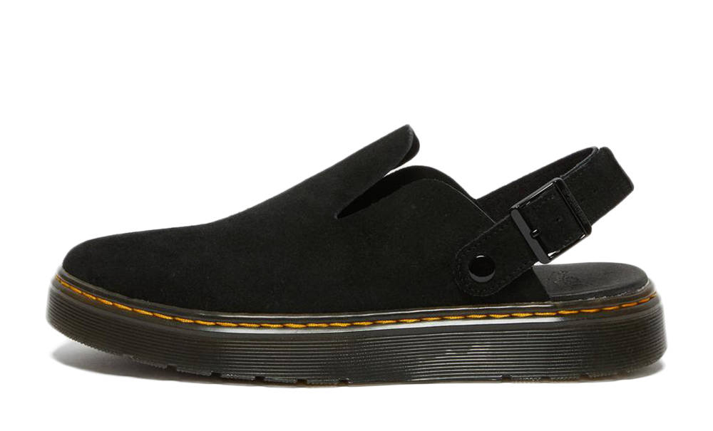 Dr. Martens Carlson Suede Mules Black