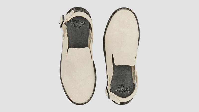 Dr. Martens Carlson Suede Mules Sand 27410268 Top