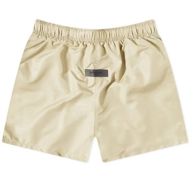 Fear of God ESSENTIALS Logo Dock Shorts Egg Shell