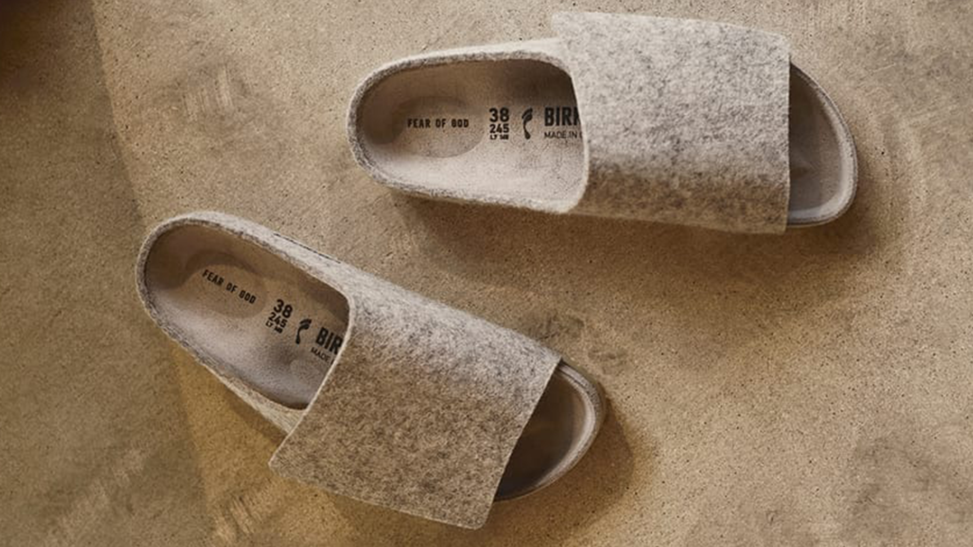 Fear of God x Birkenstock Loz Feliz Sandal Cement