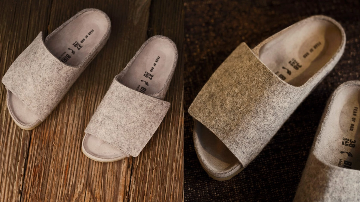 Meet The Team x Birkenstock Ready the “Loz Feliz” Sandal in Wool Felt