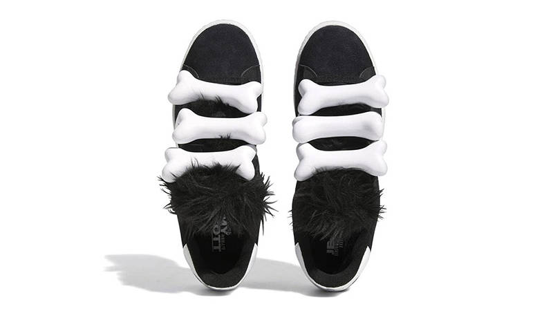 Jeremy Scott x adidas Campus 80s Bones Black HQ4493 Top