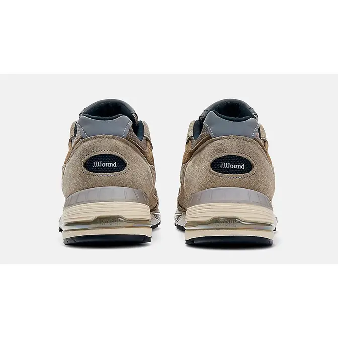 is back with another New Balance collaboration and this time around Grey Brown Womens W991JJA Back