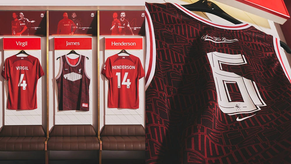 A First Look at the Liverpool FC x LeBron James Apparel Collaboration